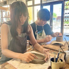 『青の器』やちむん手びねり体験🩵